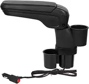 Car Console Armrest Storage Box with Cup Holder Center Console Elbow Support Compatible for Suzuki Jimny JB43 JB53 2007-2018