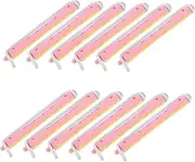 VICASKY 12pcs Flexible Perm Rods for Curling Hair Lightweight Portable Hair Curling Tools for for Home Travel Use