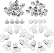 Generic 10 Set Metal Lace Locking Clips for Outdoor Activities Strong Buckles for Hiking Shoes Ski Boots More Secure Fit Replacement for Enhanced Safety