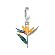 S925 Sterling Silver Bird of Paradise Flower Charm Pendant - AVILIA Designs