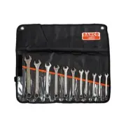 Bahco Chrome Polished Combination Spanner Set, 11 Piece BAH111MSET11