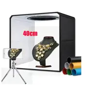 40*40cm Portable Photo Studio LED Light Tent Bar Cube Soft Box Room Photography