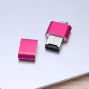 Mini Aluminium Alloy USB 2.0 T Flash TF Micro SD Memory Card Reader Adapter AU