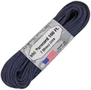Atwood Rope MFG Parachute Cord Navy 550 Cord - S09 - NAVY