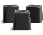 Mesh Wifi System M3S Suite (Set Of 3, Midnight Black) - Gigabit Dual Band Mesh Network, Wireless Internet System For Home, Wifi,3-Pack