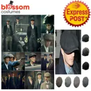 K770 Newsboy Gatsby Cap Tweed Herringbone Cabbie Flat lvy Hat Golf Driving Beret