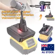 Adapter For Dewalt 18V /20V Battery Convert to For Dyson V7 V8 Series Cleaner