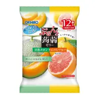 在飛比找Yahoo奇摩購物中心優惠-Orihiro 蒟蒻果凍-哈密瓜味葡萄柚味 240g