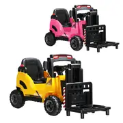 Mazam Ride-On Forklift Kids Toy Truck Electric Operated Car 12V W/ Lift/Load