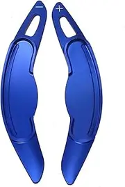 Car Steering Wheel Shift Paddles for M&ini MK3 F54 F55 F56 F57 F60 C&ooper S ONE JCW Clubman Car Accessories Car Steering Wheel Shifter Styling Accessories 2PCS HTEOPOEKFR(Blue)