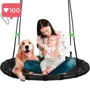 40" Flying Saucer Tree Swing PP Mat – Durable, Safe & Easy to Install, 40-Inch
