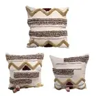Nordic Throw Pillow Cover Tribal Bohemian Tufted Pillowcase Soft Cushion Covers