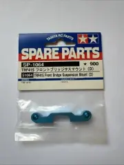 Tamiya TRF415 Front Bridge Suspension Mount D (Blue) 51064 NIP