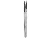Excelta 162C-RT - Straight, Replaceable Tip Tweezers, Peek, 0.04' x 0.04' Tip