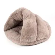 Warm Fleece Cat Bed Soft Kitten Nest Kennel for Small Dogs Cats Puppy Sleeping H