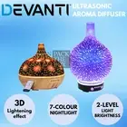 DEVANTI Aromatherapy Diffuser Aroma Humidifier Diffuser Purifier LED Night Light
