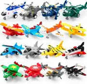 Pull Back Toys Boys Plane Playset Gifts for Toddler Kids 3+ Years Old