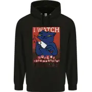 Cat I Watch Murder Documentaries to Relax Childrens Kids Hoodie