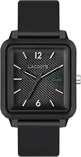 Analogue Quartz Watch for Men Collection LACOSTE.12.12 Studio with Silicone Bracelet