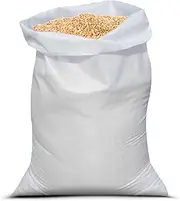 PRIMES DIY Strong Woven Rubble Builder PP Bags with liner, Builders Garden Waste Extra Large Bag Woven Sacks, Heavy Duty Polypropylene PP Rubble White Jumbo Sack (20 x 30 inches) - Pack 10