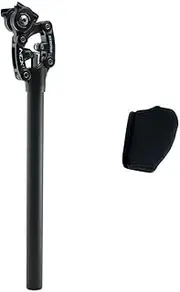 SR Suntour SP12 NCX Suspension Seat Post with Protective Cover 27.2X350mm,Black, VK2350