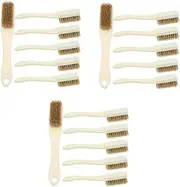 Healvian 3sets Gap Grout Cleaning Brush Small Handheld Brush Dish Cleaning Bowling Shoe Slider Vent Cleaner Rock Climbing 6pcs*3