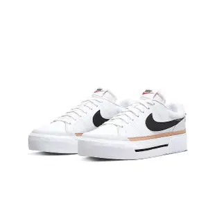 【NIKE 耐吉】NIKE WMNS COURT LEGACY LIFT 女休閒版鞋 復古小白鞋 KAORACER DM7590100