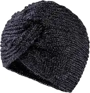 [MFAZ Morefaz Ltd] Women Ladies Fashion Twist Hijab Turban Mohair Wool Hat Head Chemo Cap