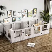 XXL Heavy Duty Dog Whelping Box Puppy Pen Fertility Fence with Pad