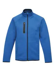 Tri-Mountain Performance M’s Layer Knit Heather Drape Jacket Royal Blue Size XL