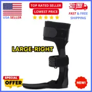 Foot Drop Support Brace (LARGE-Right AFO): Walking for Stroke, MS, Hemiplegia