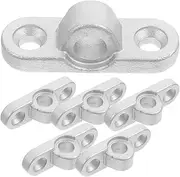 iplusmile 6pcs Awning Eyelets Bimini Top Mounting Brackets Bimini Top Hardware Camper Awning Parts Stainless Steel Silver