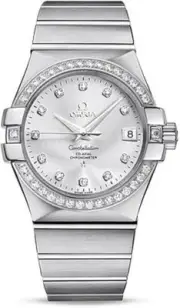 OMEGA Women's Constellation 35mm Steel Bracelet 123.15.35.20.52.001