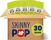 SKINNYPOP Original Popped Popcorn, 100 Calorie Bags, Individual Bags, Gluten Free Popcorn, Non-GMO, No Artificial Ingredients, A Delicious Source of Fiber, 0.65 Ounce (Pack of 30)