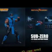Storm Toys Mortal Kombat sub zero 1/12 Action Figure Model Throne 6'' Deluxe