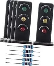 EHJRE 1/87 HO Scale Train Model Lighting Ornament for Micro Landscape