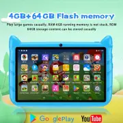 BDF 7 Inch Kid Tablet Android 13, 4GB RAM 64GB ROM,1TB Expand,5G WiFi,4000MAH Ba