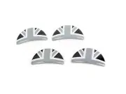 Black Union Flag Interior Door Handle Cover For Mini Cooper Countryman R60 (for: Mini)