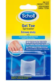 Scholl Gel Toe Spreader Cushioning Protection X 1