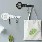 Wall Mounted Key Wooden Frame Modern Hanging Storage Rack Coat