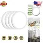 Pack of 4 Dimmable LED Flush Mount Ceiling Lights - Modern 5000K Daylight