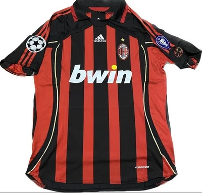 RONALDO LUIS NAZARIO DE LIMA SIGNED AC MILAN 2006 2007 JERSEY BECKETT COA