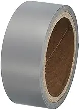 uxcell Reflective Tape, Heat Transfer Vinyl Film Tape DIY Reflective High Visibility Iron on Tape for Clothing, Gray (1" x 17 Ft)