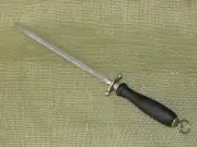 J.A.HENCKLES INTERNATIONAL Knife Steel 14"~ Solingen Germany ~ With Ring ~ EUC