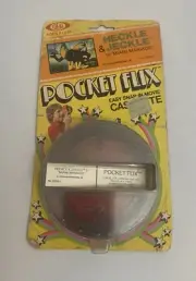 VTG Pocket Flix Ideal Snap In Movie Cassette Heckle Jeckle Miami Maniacs NIP