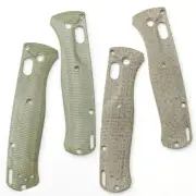 1 Pair Custom Scales Micarta Handle Patch For Benchmade Bugout 535 Folding Knife