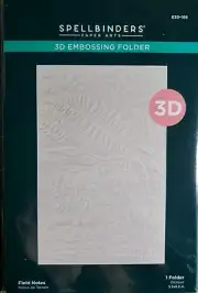 spellbinders field notes 3D embossing folder