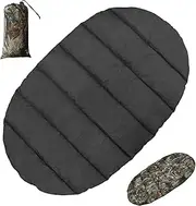 Bsbkoj Travel Dog Bed, Portable Pet Mat, Camping Dog Mat, Outdoor Dog Bed, Soft & Comfortable, Durable Material, Easy to Clean, Pine Needle Color + Black, 90x60x5cm/35.43x23.62x1.97 inches