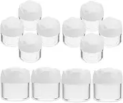 DRESSOOS Facial Cream Jars 12 Pack of 20g Travel Containers Rose Sub Container for Refills