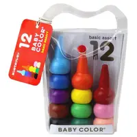 在飛比找蝦皮商城優惠-日本製 Baby Color 兒童安全蠟筆 蠟筆組12色(1